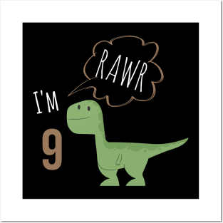 RAWR  I am 9 Posters and Art